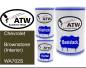 Preview: Chevrolet, Brownstone (Interior), WA702S: 500ml Lackdose + 500ml Klarlack + 250ml Härter - Set, von ATW Autoteile West.